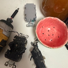Unsafe-Electrical-Failure-Revealed-Behind-Wall-Plate 4